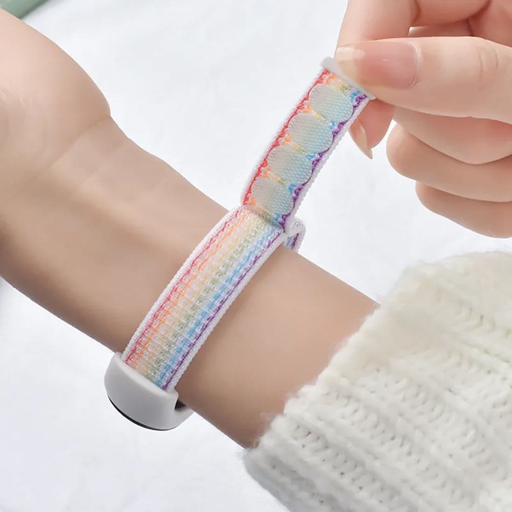 Tech-Protect Najlonski pašček za Xiaomi Smart Band 8/8 NFC, črn 2