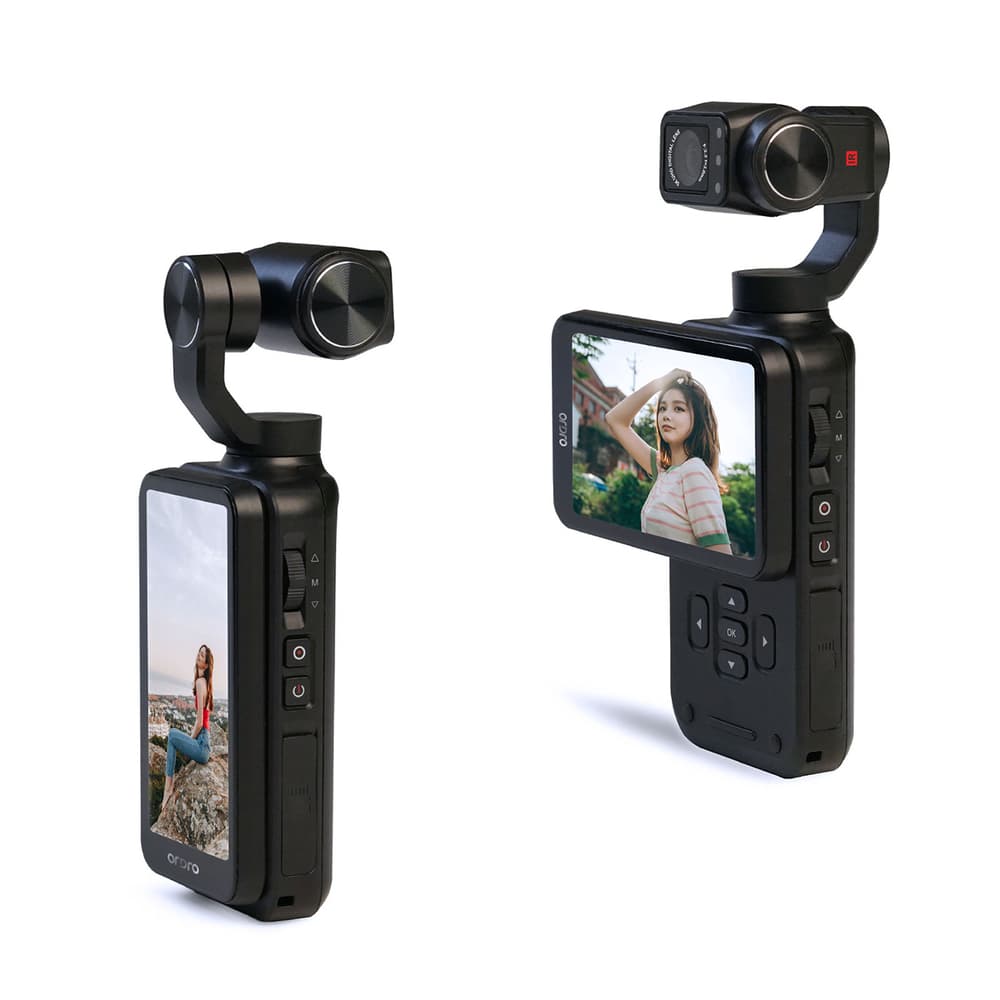3-osna gimbal kamera Ordro Pocket M5, 5K, za Vlogging in YouTube - črna 6