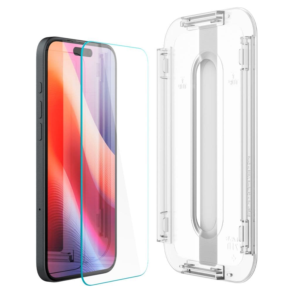 Kaljeno steklo Spigen Glas.tR EZ Fit za iPhone 15 / 16 3