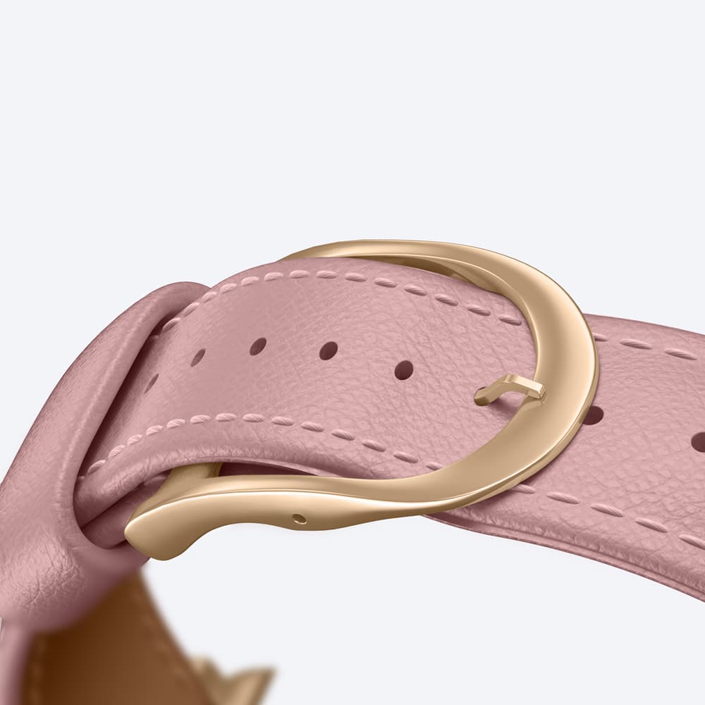 Usnjen pašček AmazingThing Class Band za Apple Watch 45/46/49mm - Roza 6