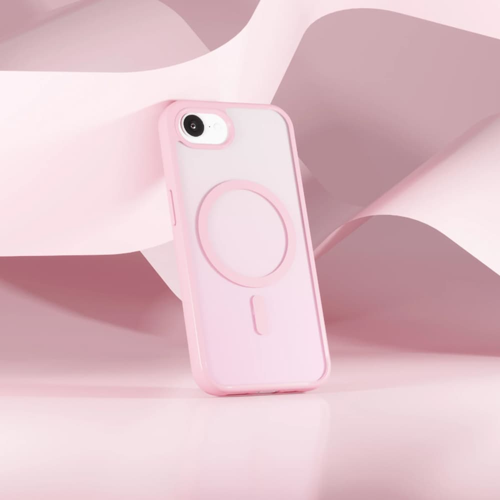 Puro Gradient MagSafe etui za iPhone 16e/17e - roza 3