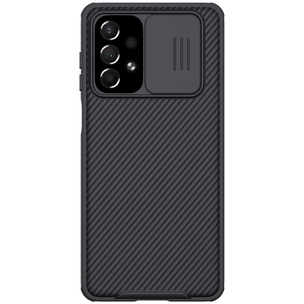 Nillkin CamShield Pro ovitek z drsnim ščitnikom kamere za Samsung Galaxy A73 črn