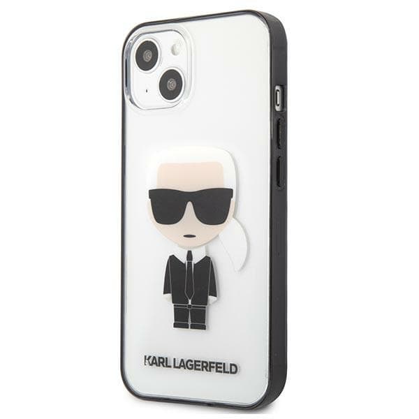 Karl Lagerfeld Ikonik Karl ovitek za iPhone 13 mini - prozoren 2