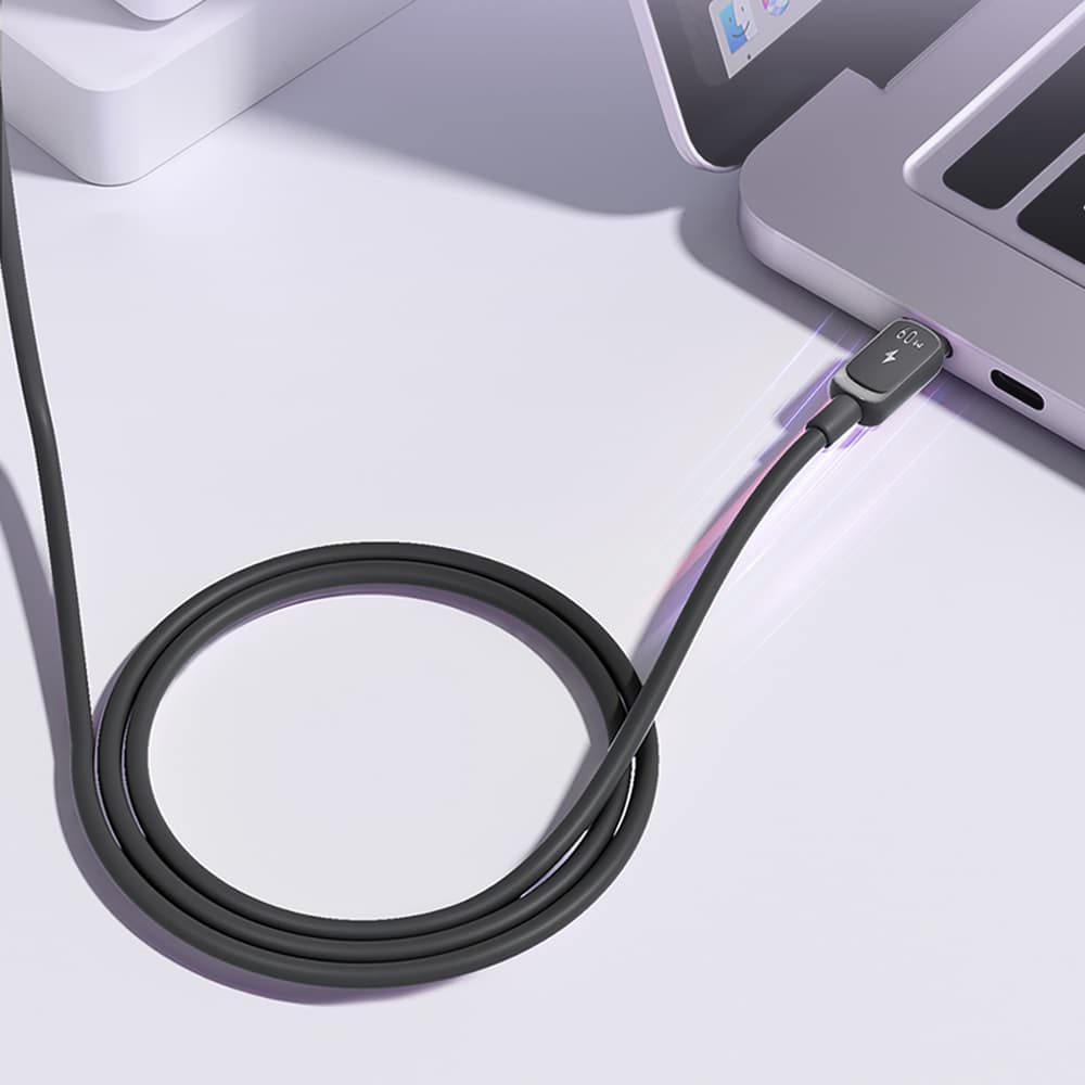 Joyroom A14 USB-C / USB-C 60W kabel 1.2m - črn 6