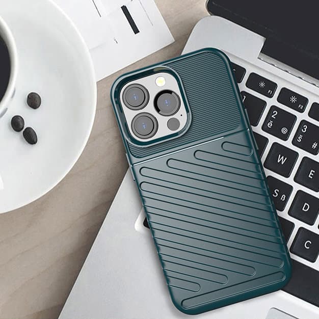 Hurtel Thunder ovitek za iPhone 13 Pro - zelena 2
