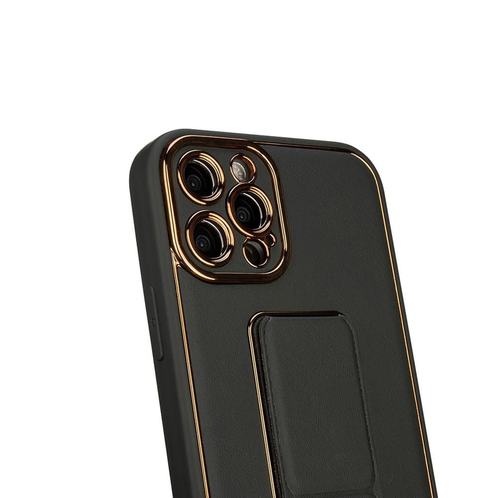 Ovitek z oporo New Kickstand Case za iPhone 12, rdeč 8