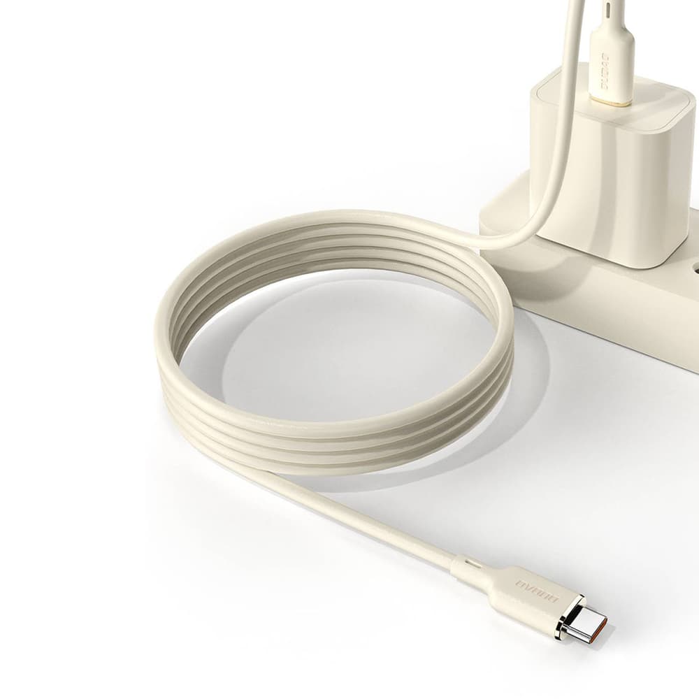 Dudao L7SF kabel USB-C na USB-C / Lightning, 100W, 1.2m, bež 6