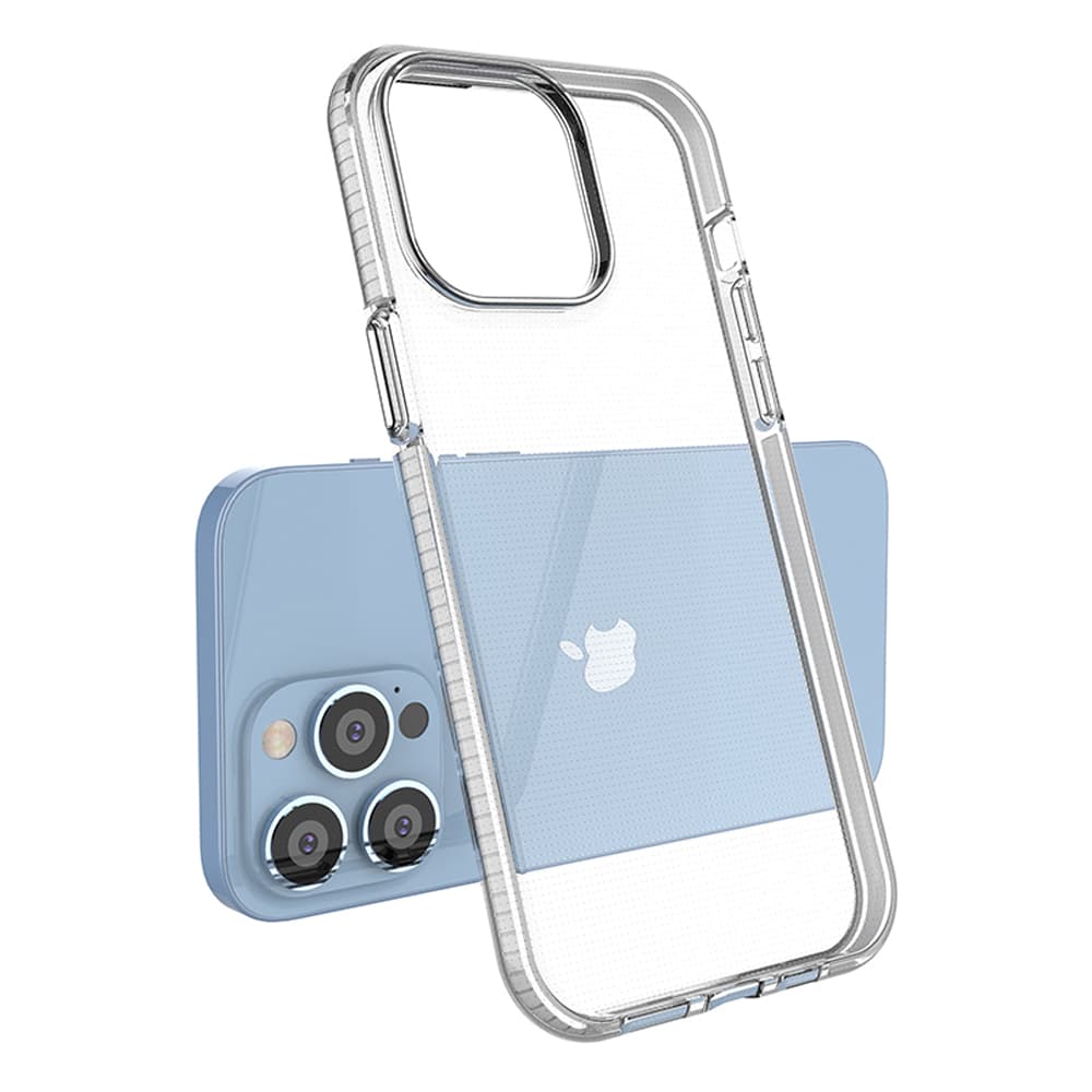 Hurtel Spring Case za iPhone 14 Pro Max, svetlo moder, s okvirjem 3