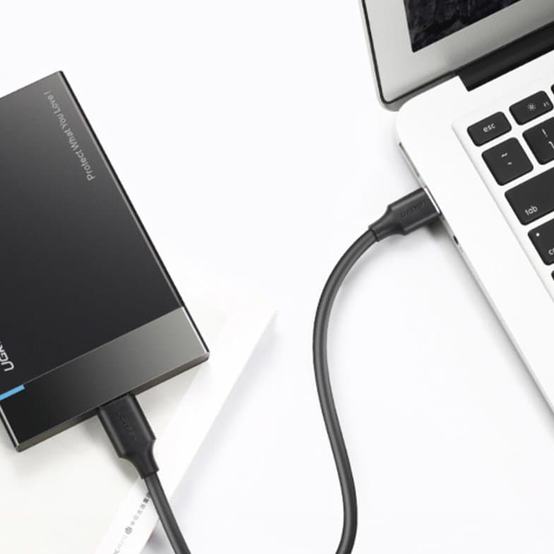 Ugreen USB-A 3.0 / USB-C kabel 3A 1m, črn 2