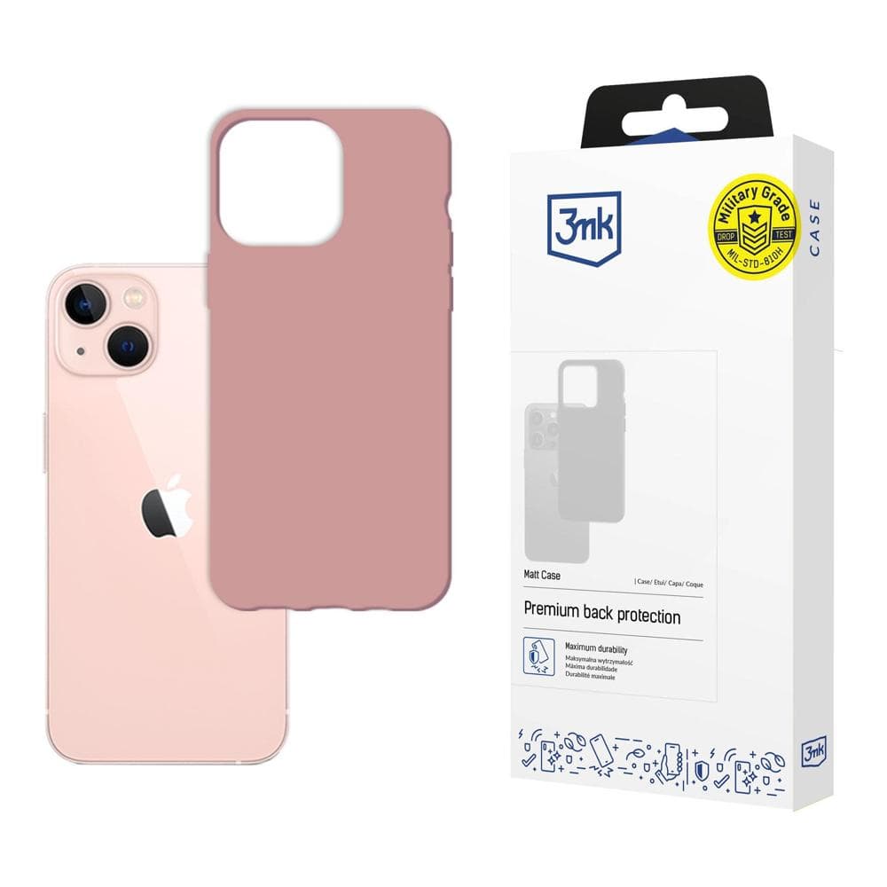 3mk Matt ovitek za iPhone 14 Plus - Lychee (roza)