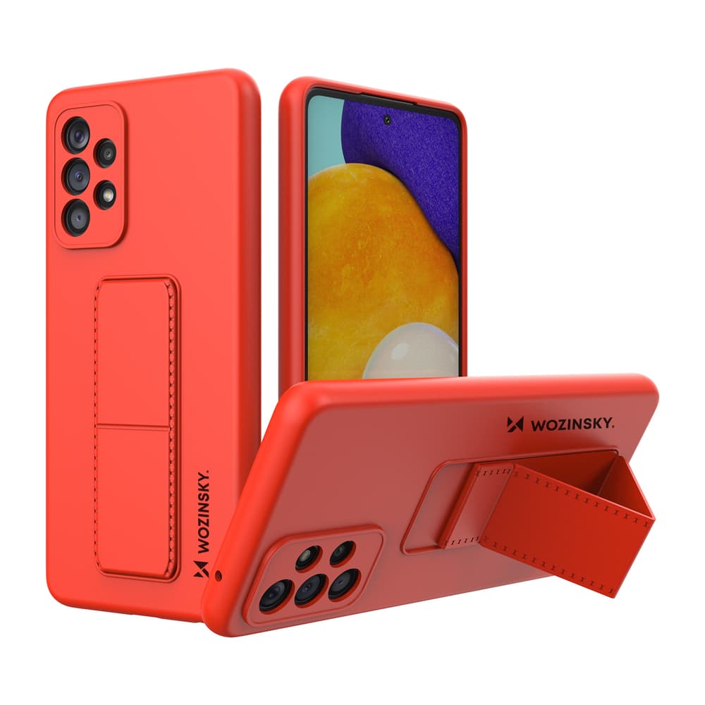 Wozinsky Kickstand ovitek za Samsung Galaxy A73 - rdeč