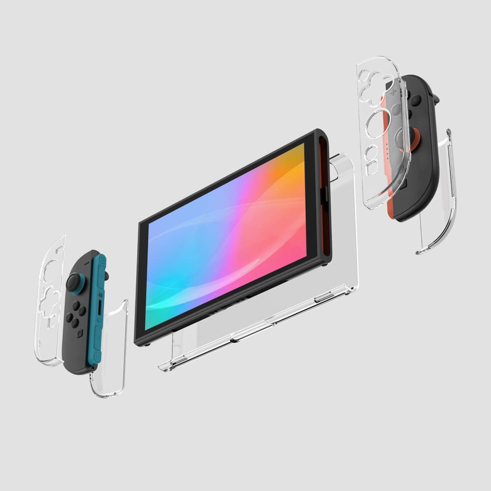 Ultra tanek ovitek AmazingThing PlayShield Bare za Nintendo Switch 2 - prozoren 2