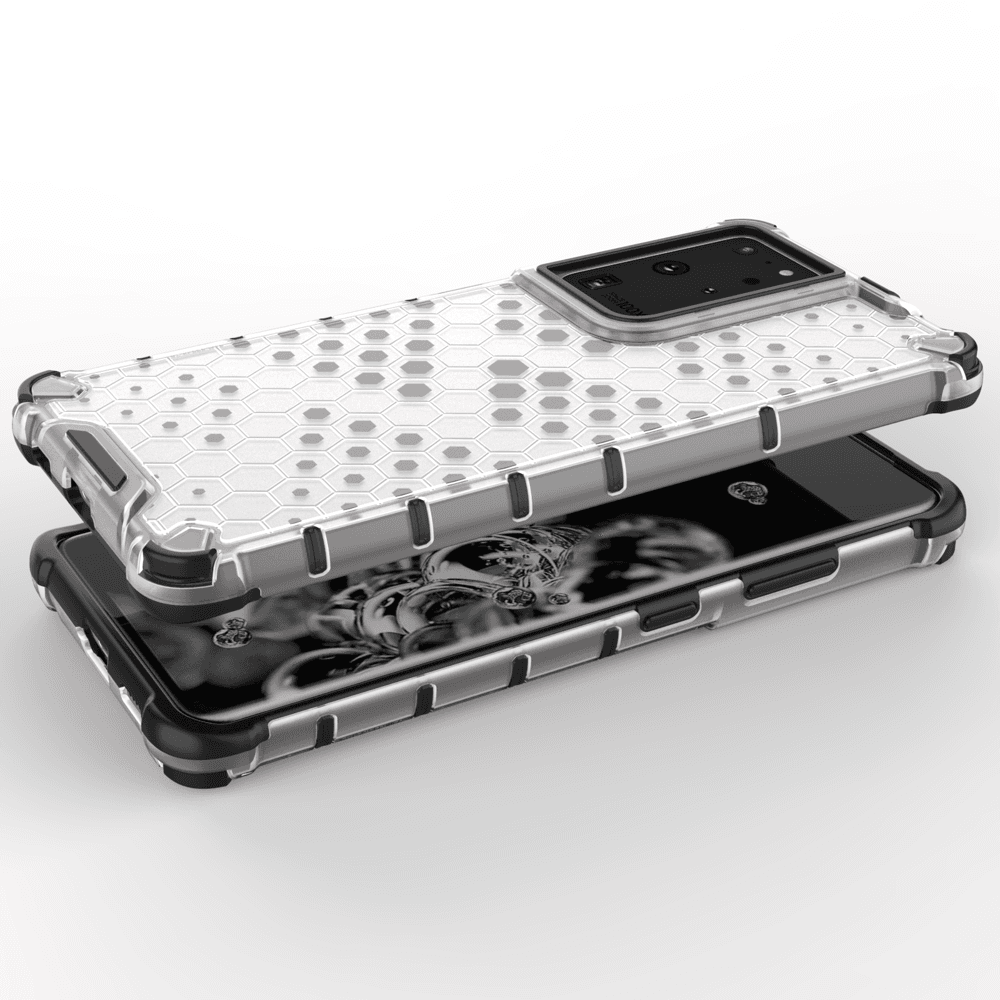 Hurtel Honeycomb ovitek za Samsung Galaxy S22 Ultra - modra 3