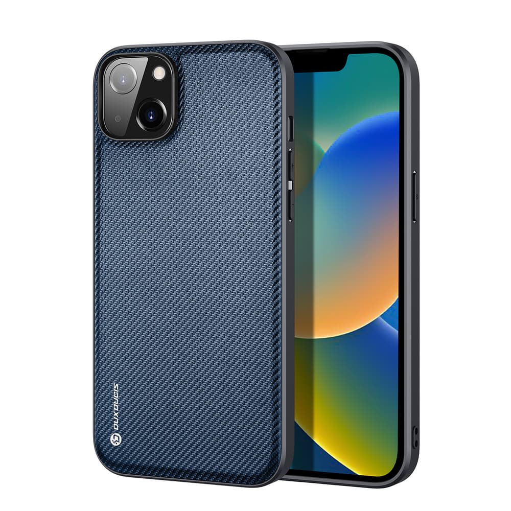 Ovitek Dux Ducis Fino za iPhone 14 Plus, najlon, moder