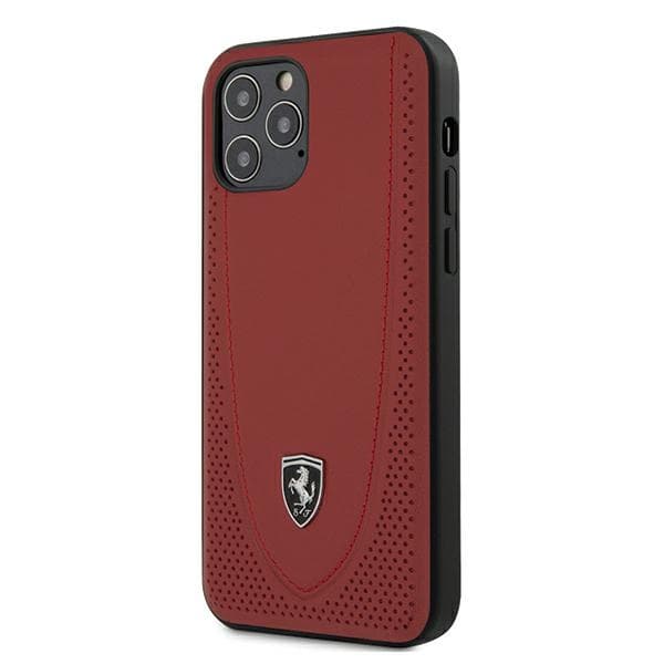 Ferrari FEOGOHCP12MRE ovitek za iPhone 12/12 Pro 6.1" Off Track Perforated, rdeč
