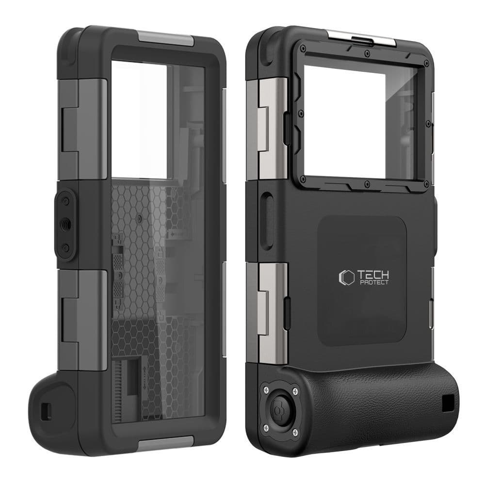 Tech-Protect vodoodporen ovitek IPX8 za pametne telefone (4.7-6.7") - Črna 4