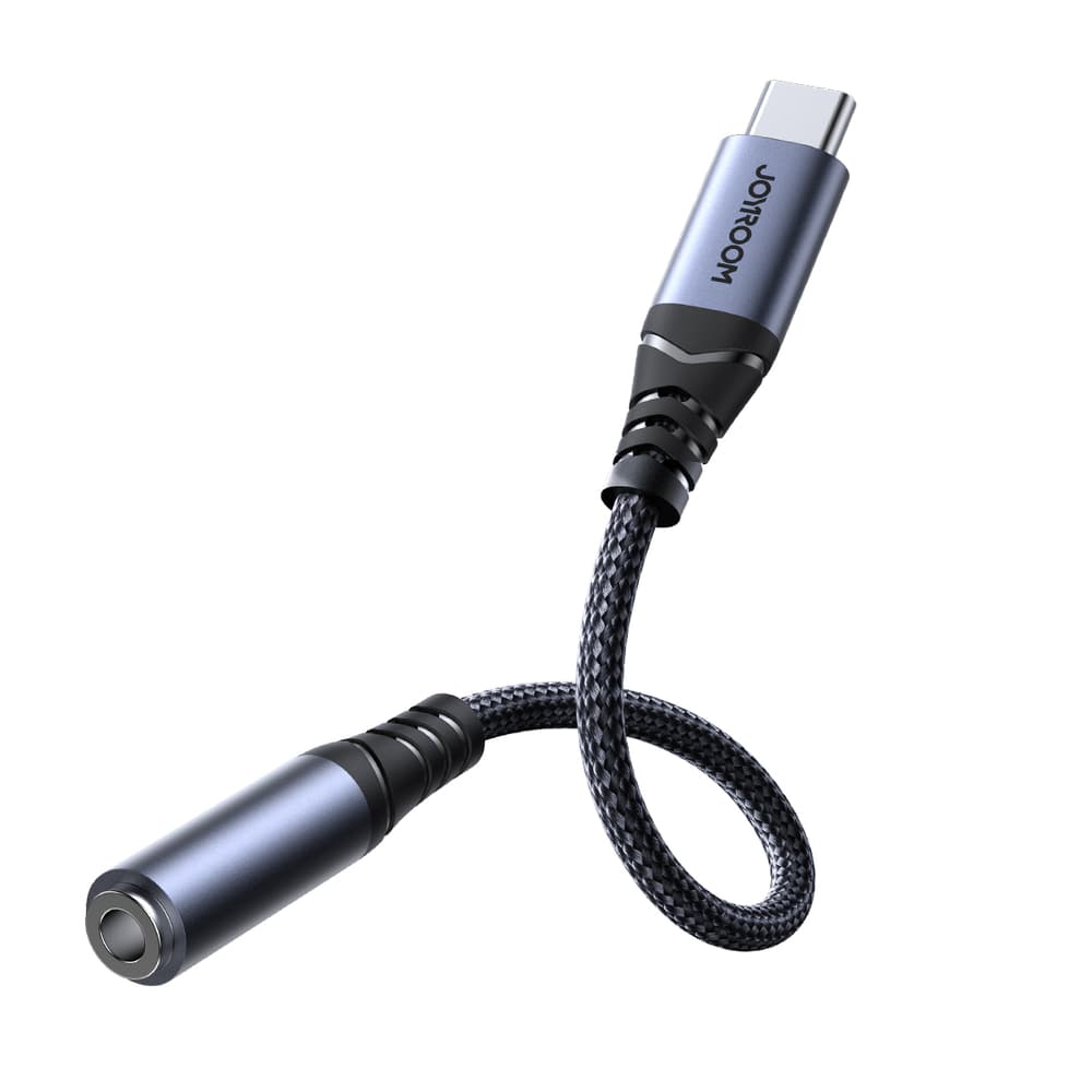Joyroom SY-C01 USB-C na 3.5 mm jack DAC adapter - črn