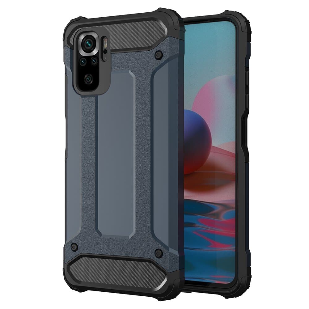 Hybrid Armor robusten ovitek za Xiaomi Redmi Note 11T 5G / Poco M4 Pro 5G, moder
