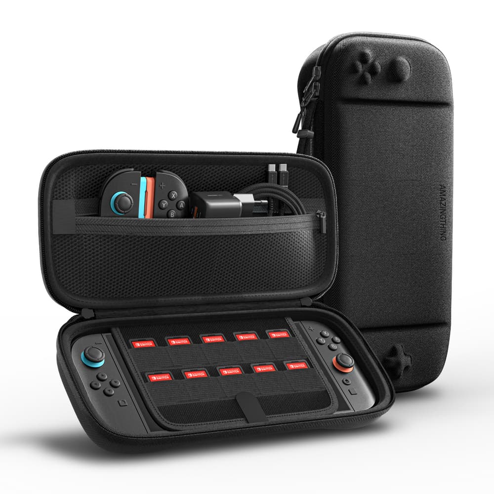 Potovalna torbica AmazingThing PlayShield EDC za Nintendo Switch 2 - črna 6