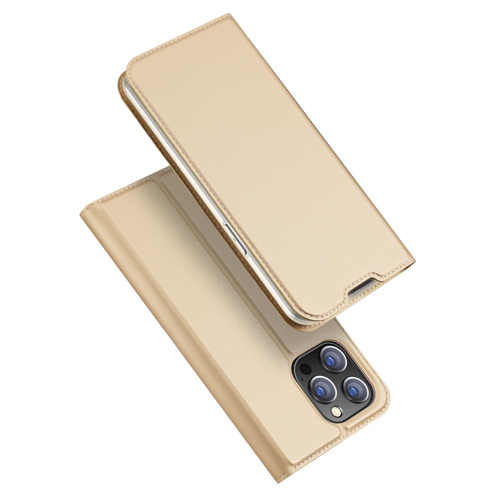 Dux Ducis Dux Ducis Skin Pro Flip ovitek za iPhone 14 Pro, zlat