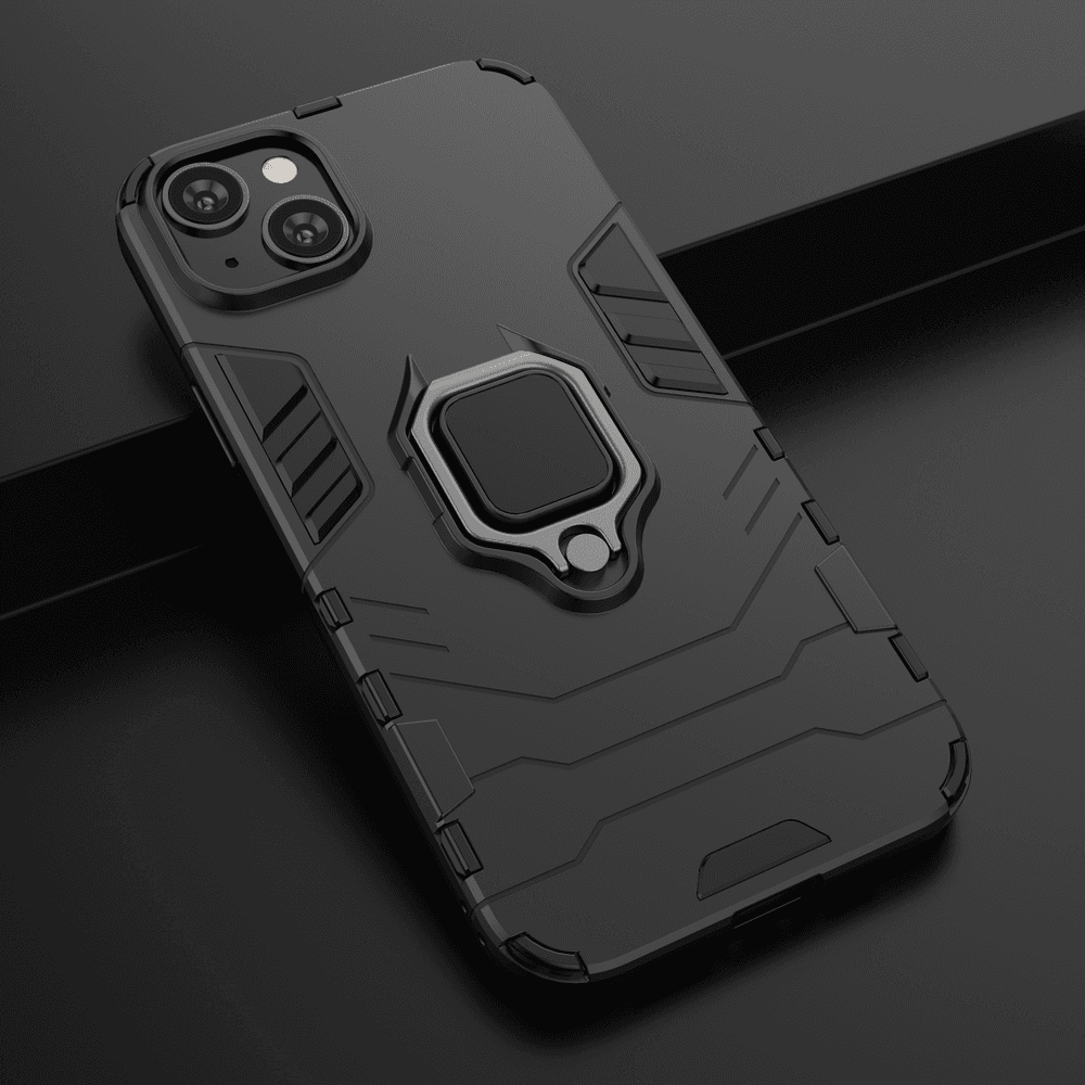 Hurtel Ring Armor ovitek za iPhone 14 - črn 8