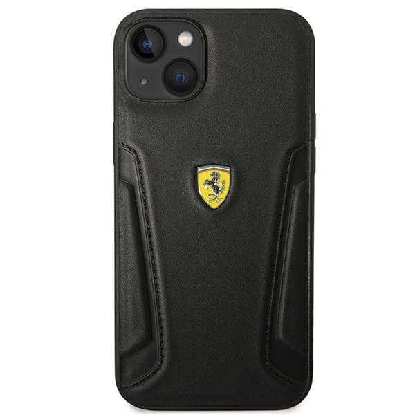 Ferrari ovitek za iPhone 14 Plus 6.7" (usnjeni, črn) 3