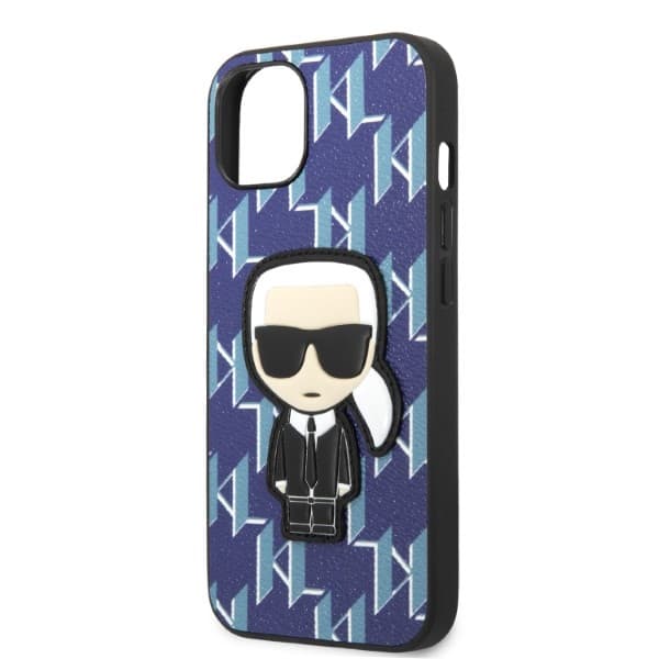 Karl Lagerfeld Monogram Ikonik Patch ovitek za iPhone 13 mini (5.4") - moder 6