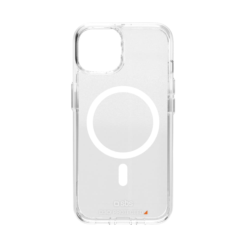 SBS D3O MagSafe ovitek za iPhone 14 / 13 - prozoren