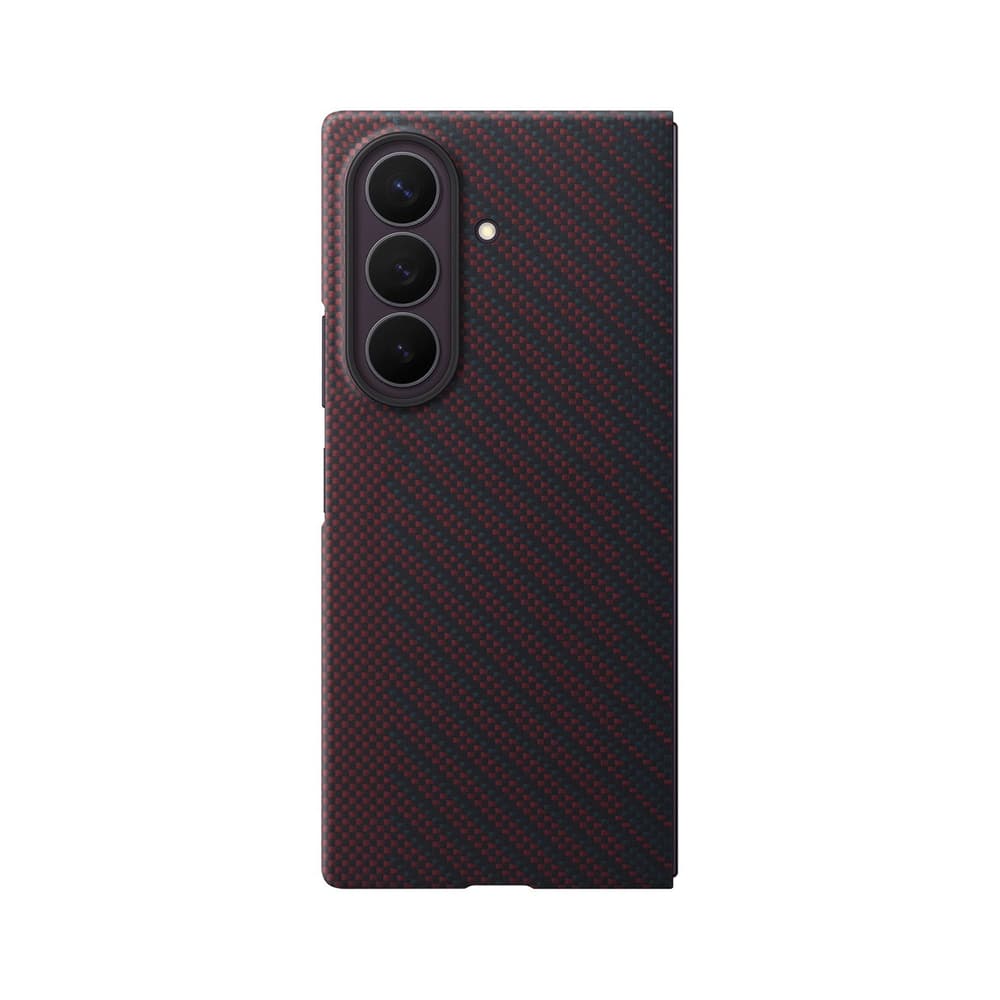 Samsung Carbon Magnet ovitek za Galaxy Z Fold 8 Ultra, rdeč 3