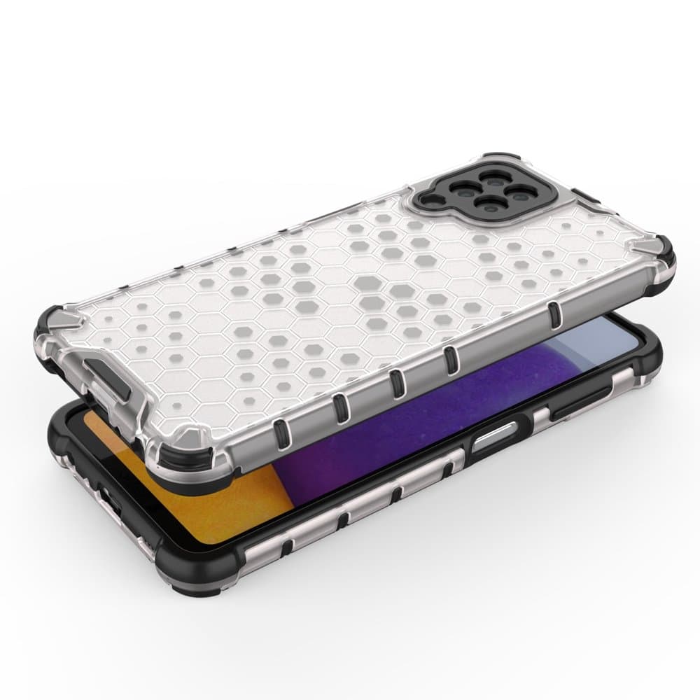 Honeycomb ovitek za Samsung Galaxy A22 4G, moder 4