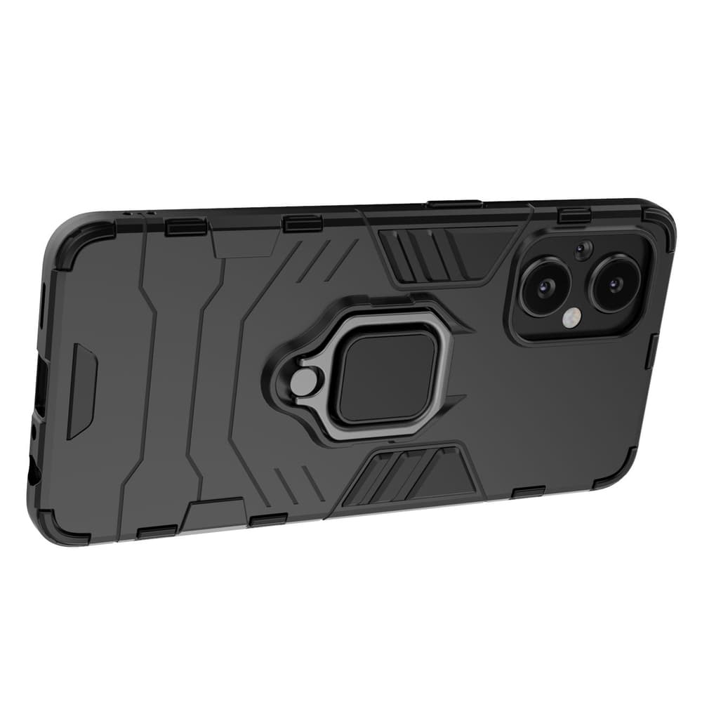 Ovitek Ring Armor za OnePlus Nord N20 5G, črni 6