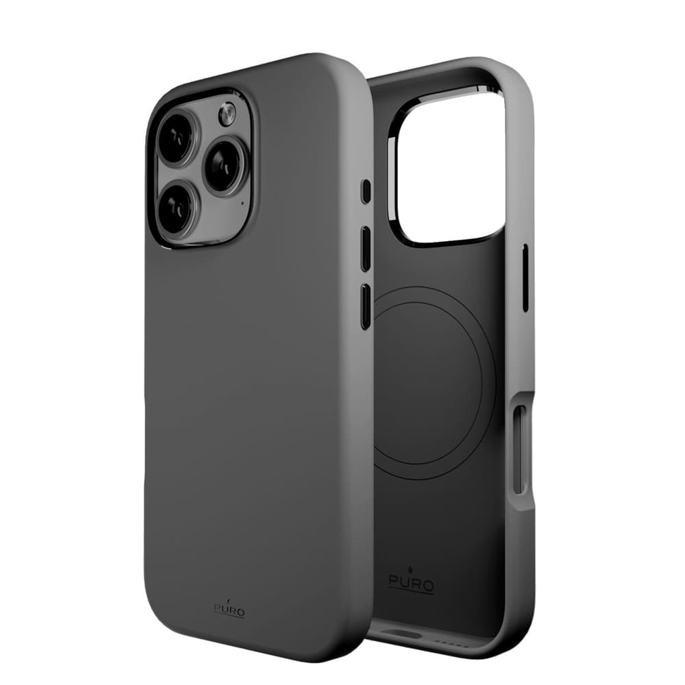Puro Icon Mag Pro ovitek za iPhone 16 Pro - temno siva
