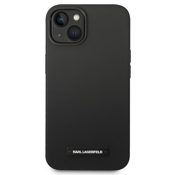 Karl Lagerfeld Silicone Plaque ovitek za iPhone 14 Plus (6.7"), črna 3