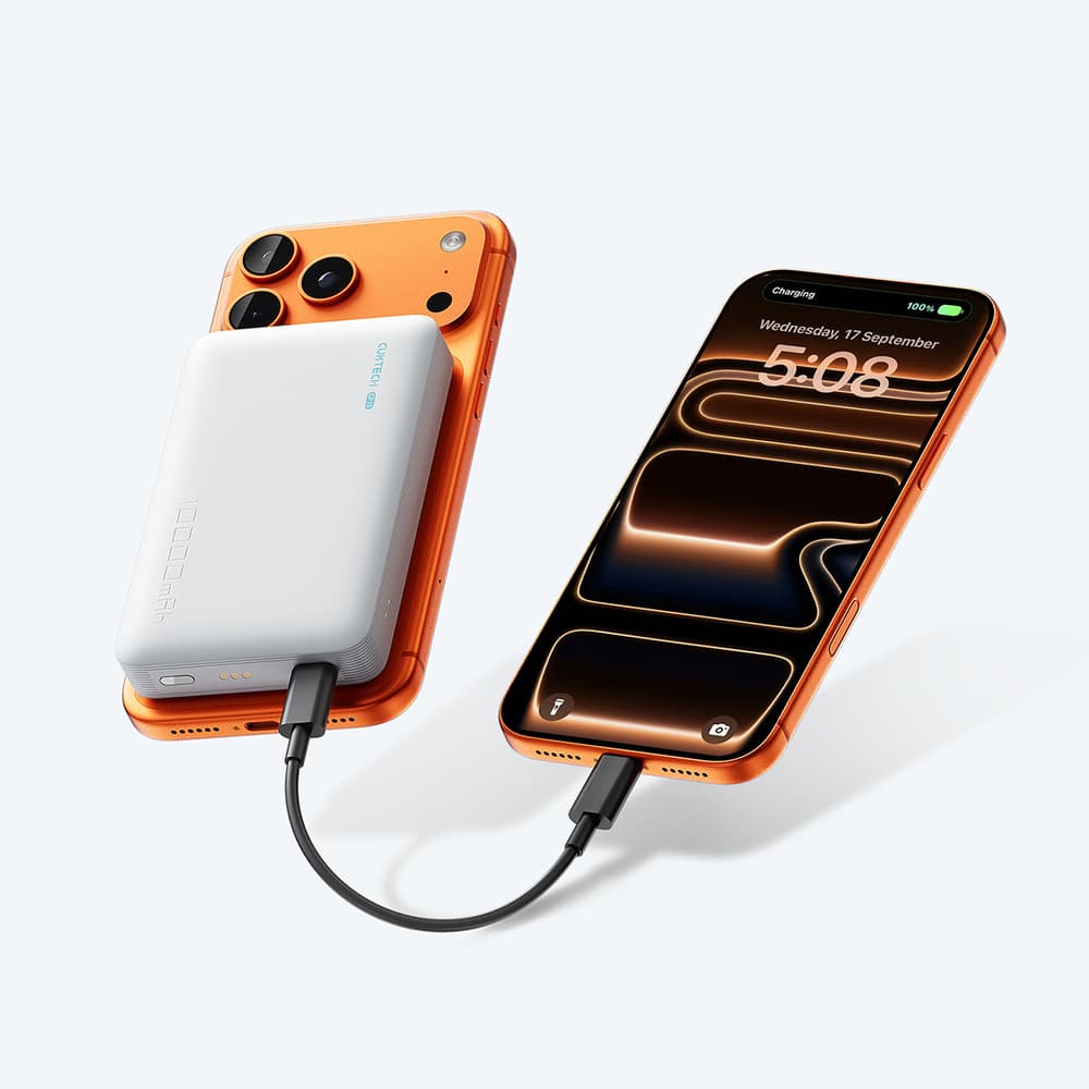 Cuktech WPB100N magnetna power bank 10000mAh, 20W, stojalo, bela 7