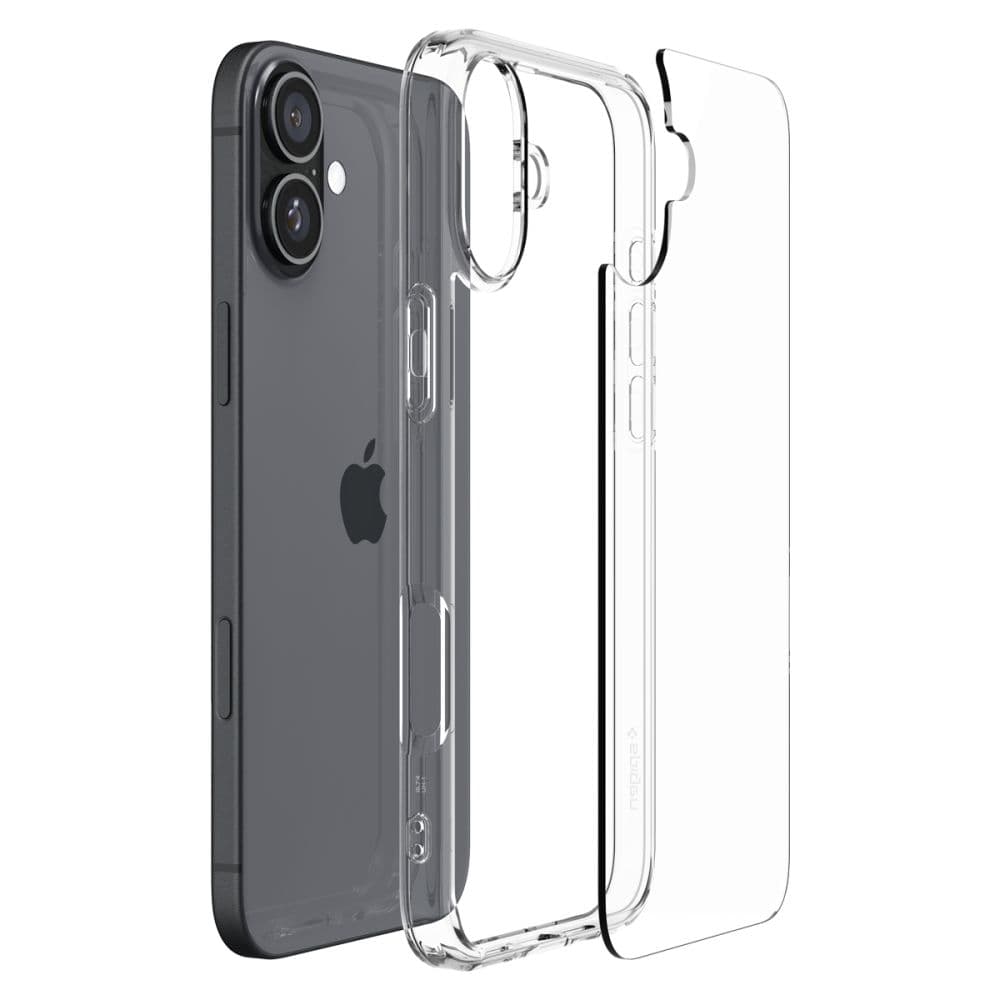 Spigen Ultra Hybrid etui za iPhone 16 - Prozoren 6