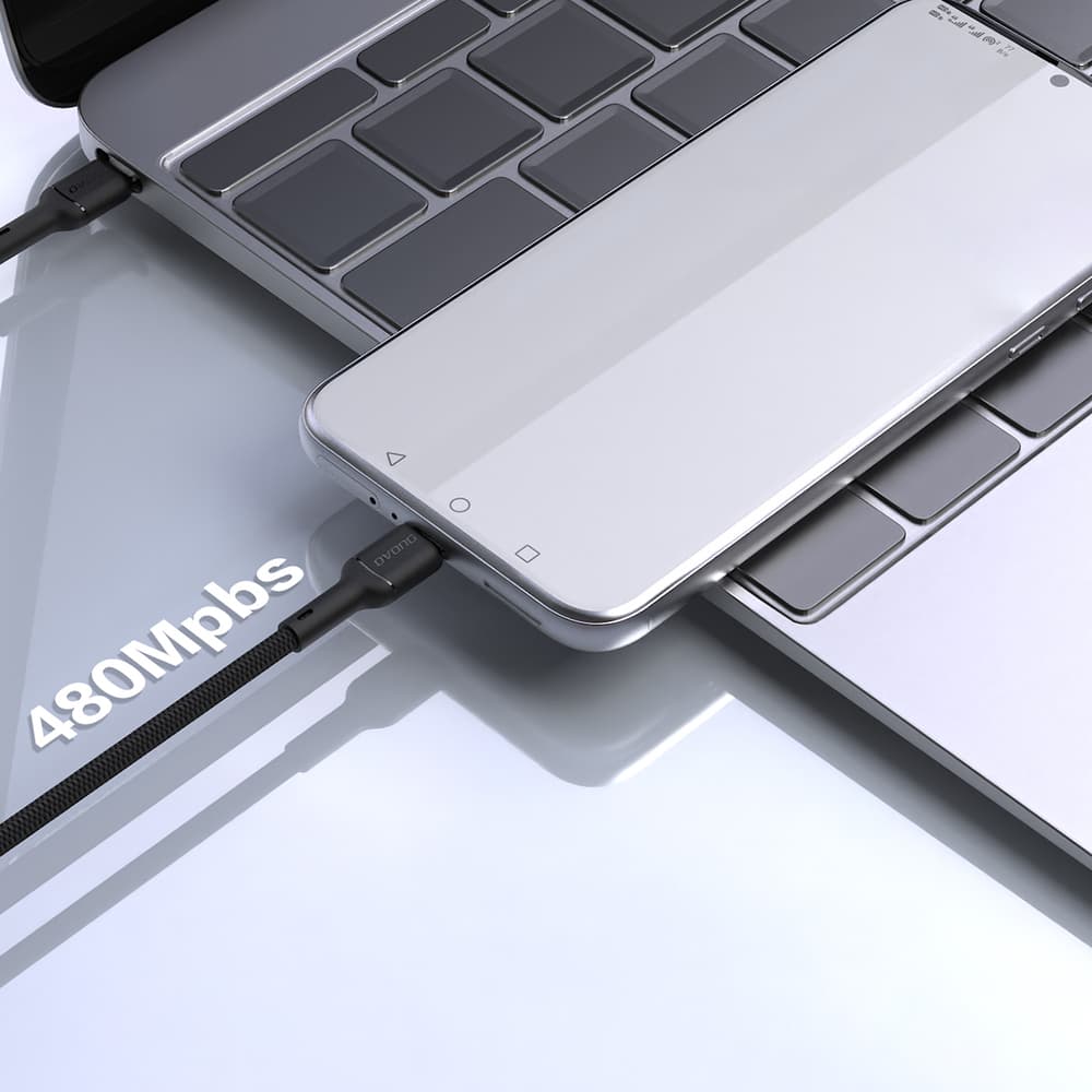 Dudao L9X 30W USB-C - Lightning kabel 1m, črn 7
