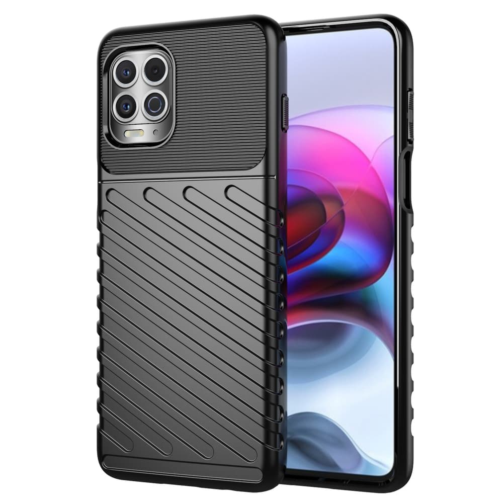 Thunder Case ovitek za Motorola Moto G100 / Edge S - črn