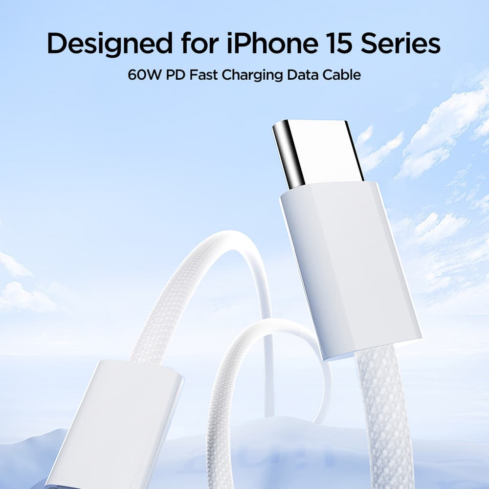 Joyroom Ben Series S-A45 USB-C/USB-C 60W kabel 1m - bela 3