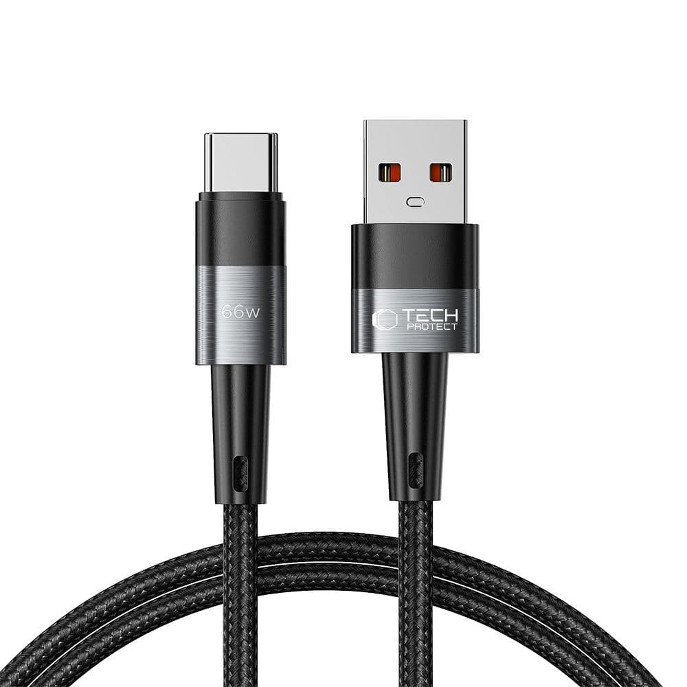 Polnilni kabel Tech-Protect UltraBoost USB-C/USB-C 66W 1m - siv