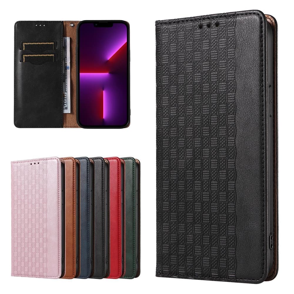 Ovitek Magnet Strap Case za iPhone 13 Pro (denarnica, vrvica), črni 2