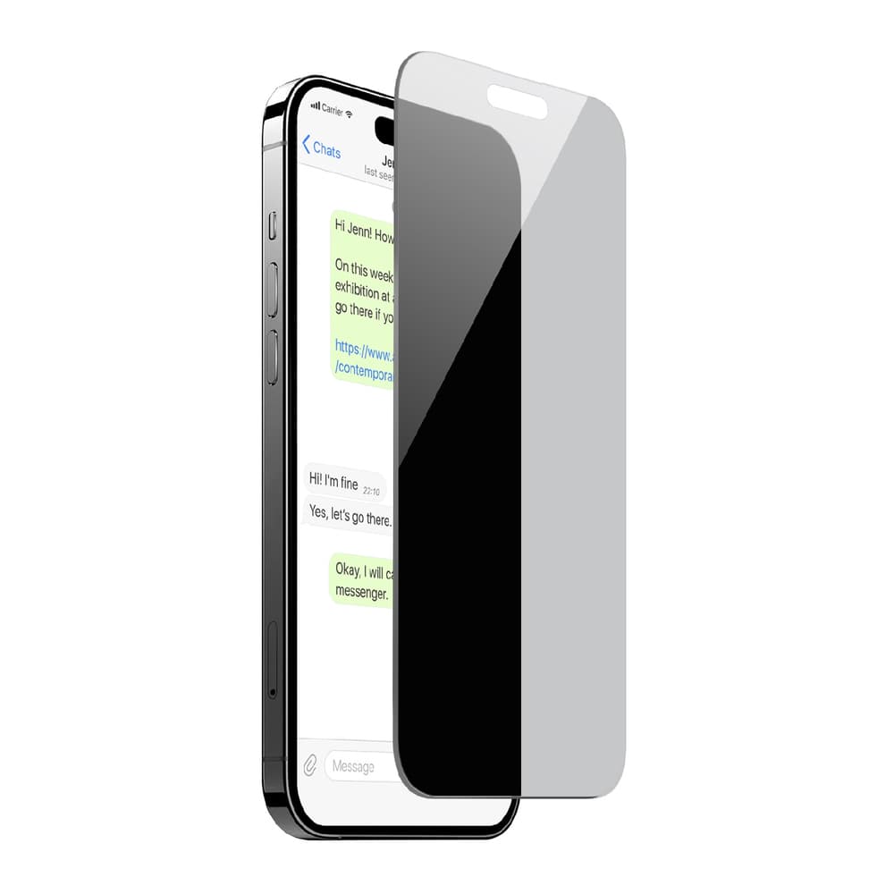 Puro Privacy kaljeno steklo za iPhone 16 Plus / 15 Plus