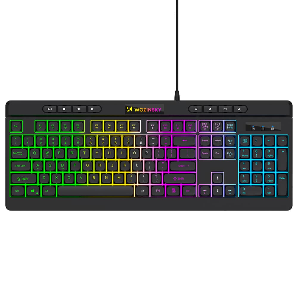 Wozinsky WKG-1044 Žična igralna tipkovnica z osvetlitvijo