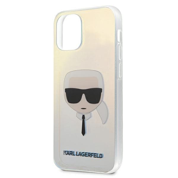 Karl Lagerfeld Iridescent Karl's Head ovitek za iPhone 12 mini – večbarven 4