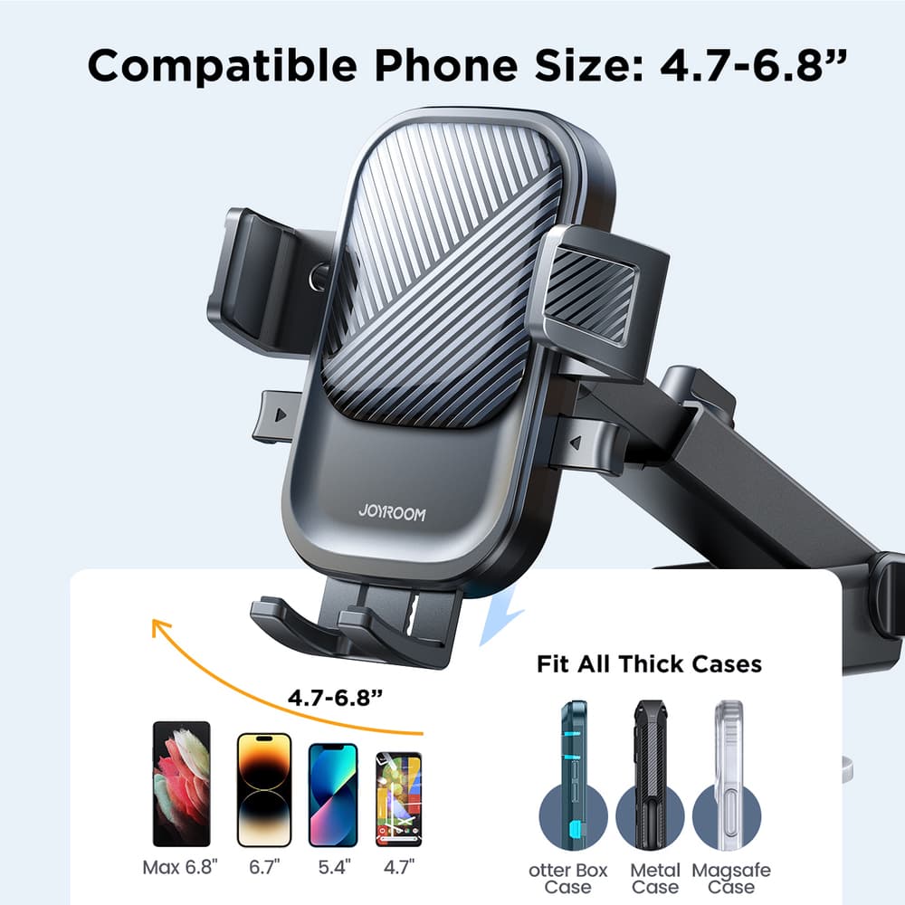 Avtomobilsko držalo za telefon Joyroom JR-OK6 (armatura) - črno 8