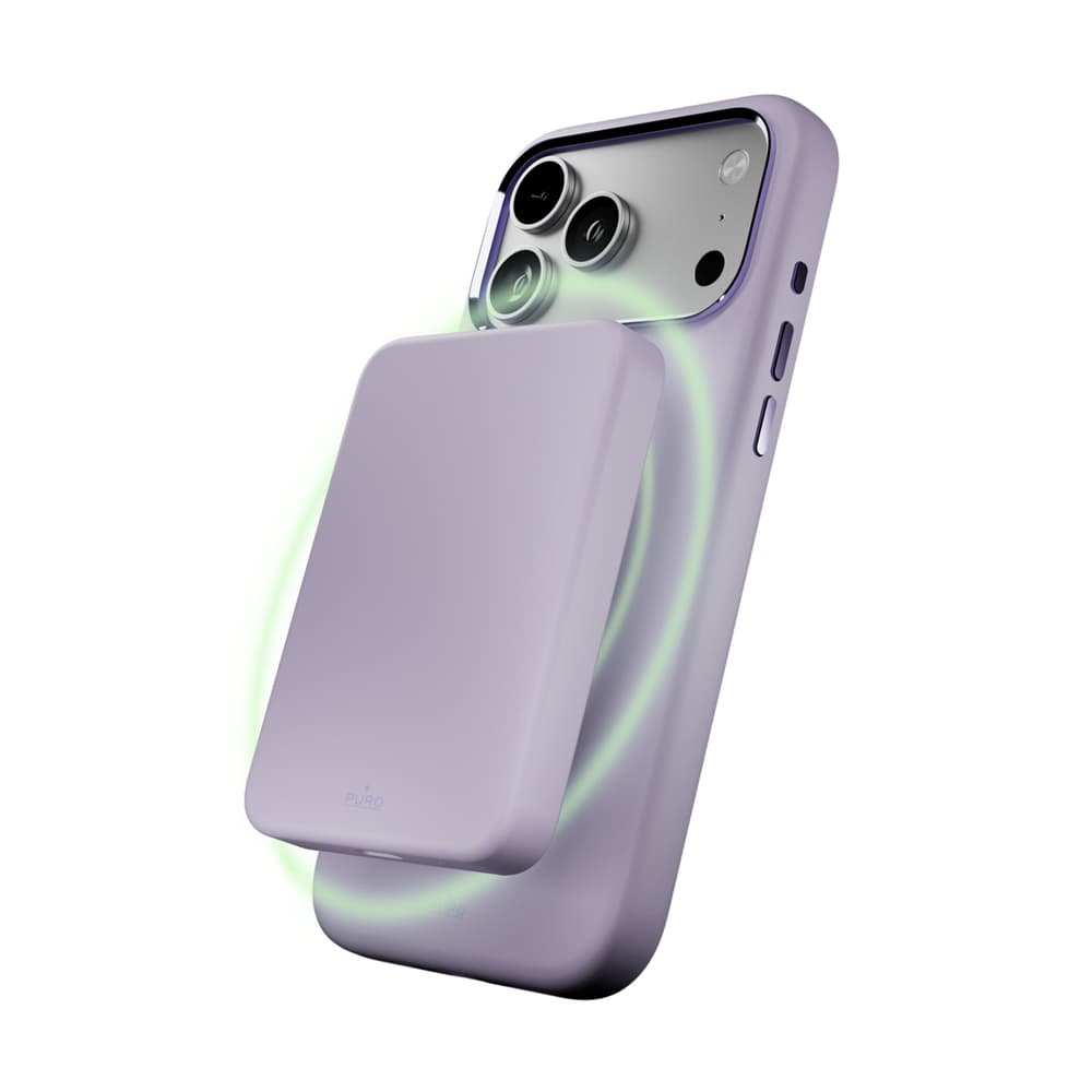 Puro Icon Mag Pro silikonska maska za iPhone 17 Pro Max, MagSafe, roza 3