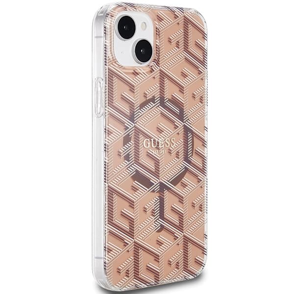 Guess IML GCube MagSafe etui za iPhone 15 Plus / 14 Plus - rjava 4
