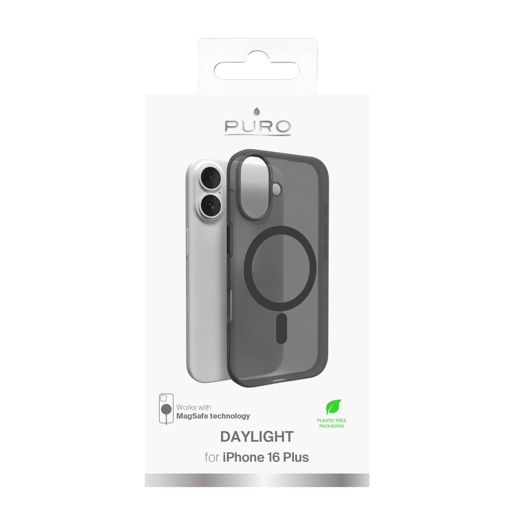 Puro Daylight MagSafe silikonski ovitek za iPhone 16 - črn 5