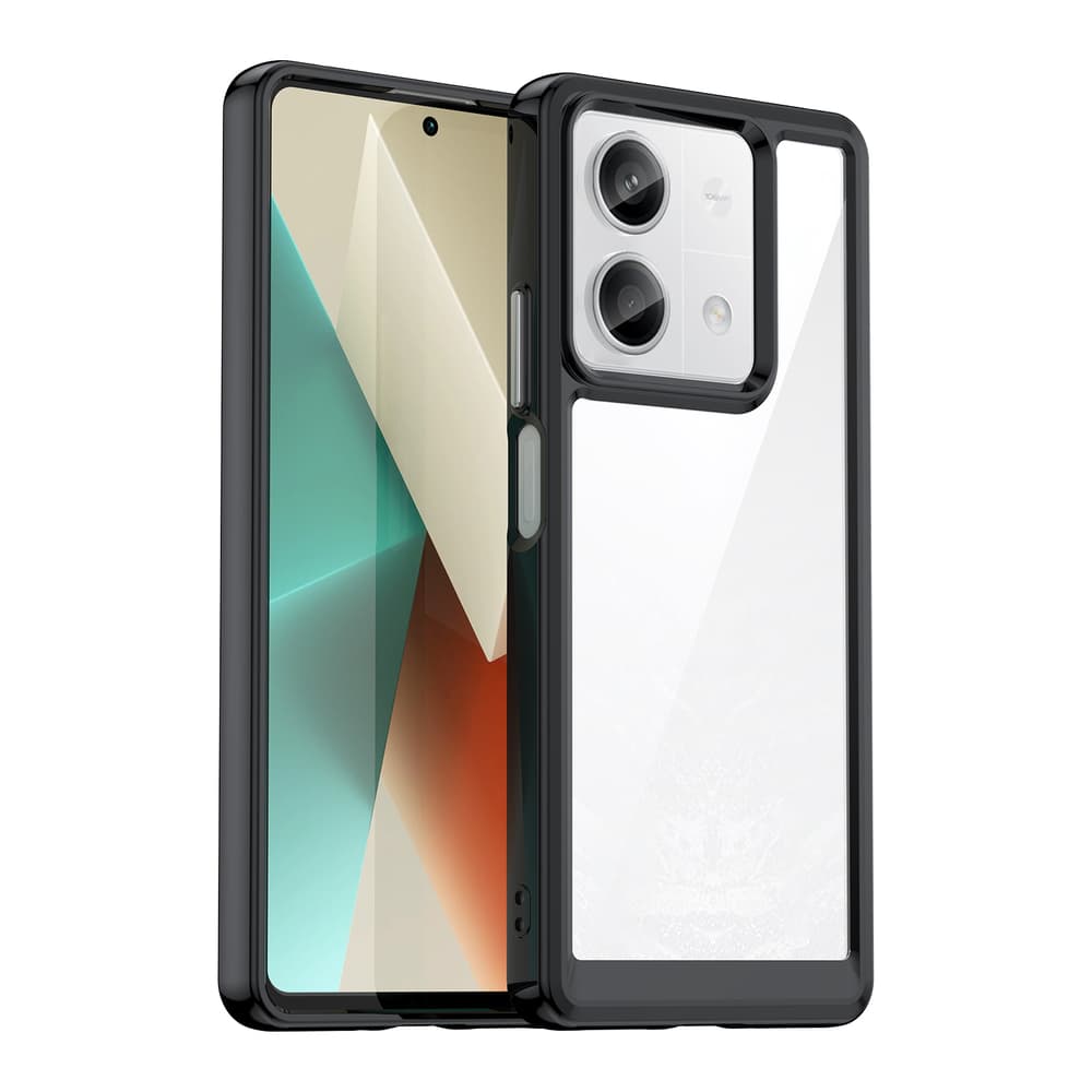 Outer Space ovitek z gel okvirjem za Xiaomi Redmi Note 13 Pro - črn