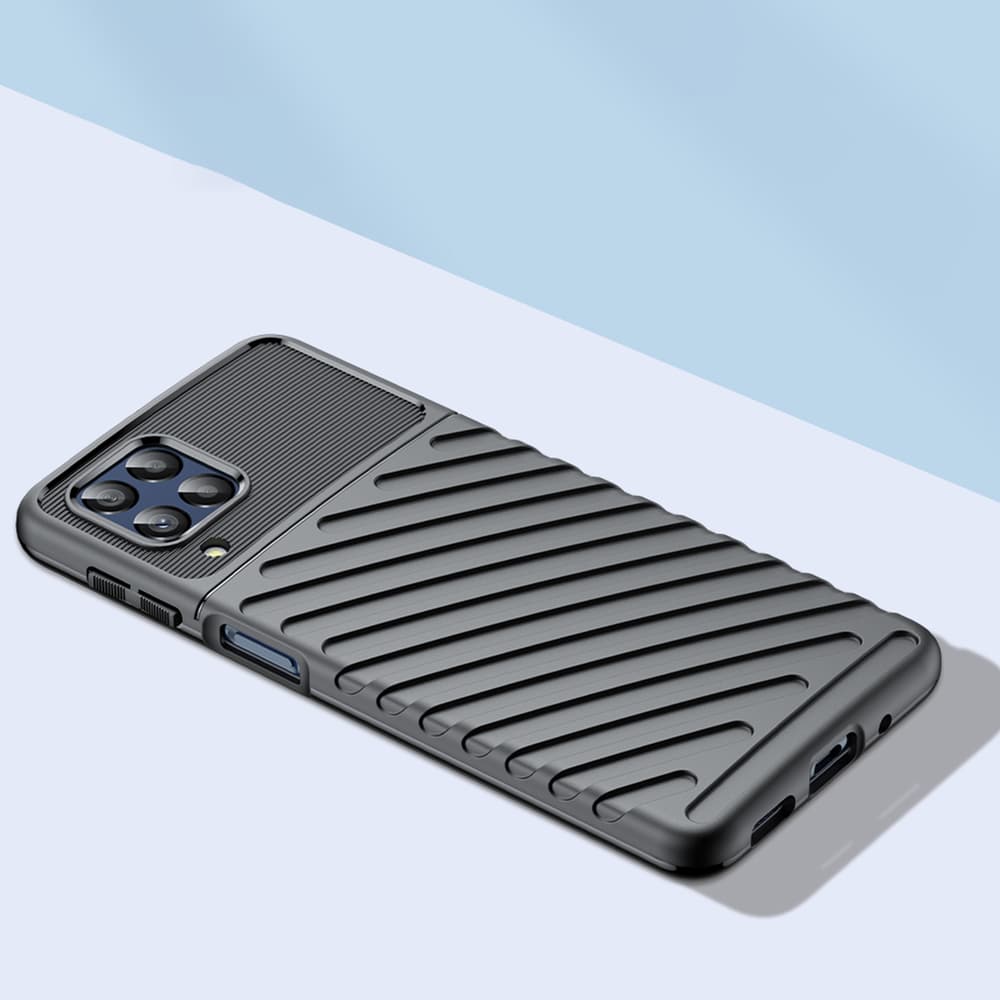 Thunder Case ojačano ovitek za Samsung Galaxy M53 5G, črn 8