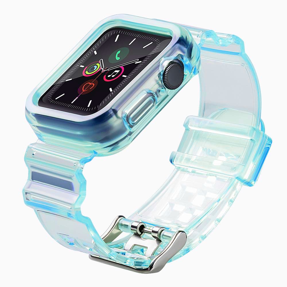 Hurtel silikonski pašček za Apple Watch 40mm - modra 2